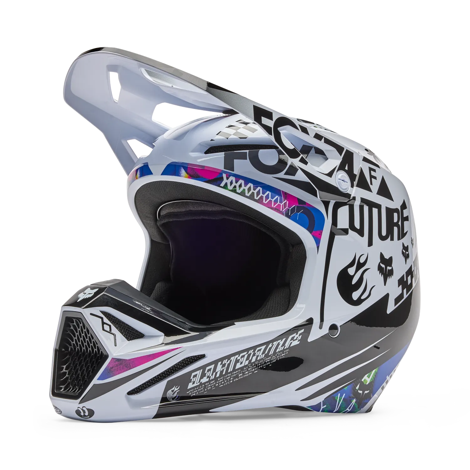 V1 IMAGE COSMO HELMET [WHT/BLK] XS