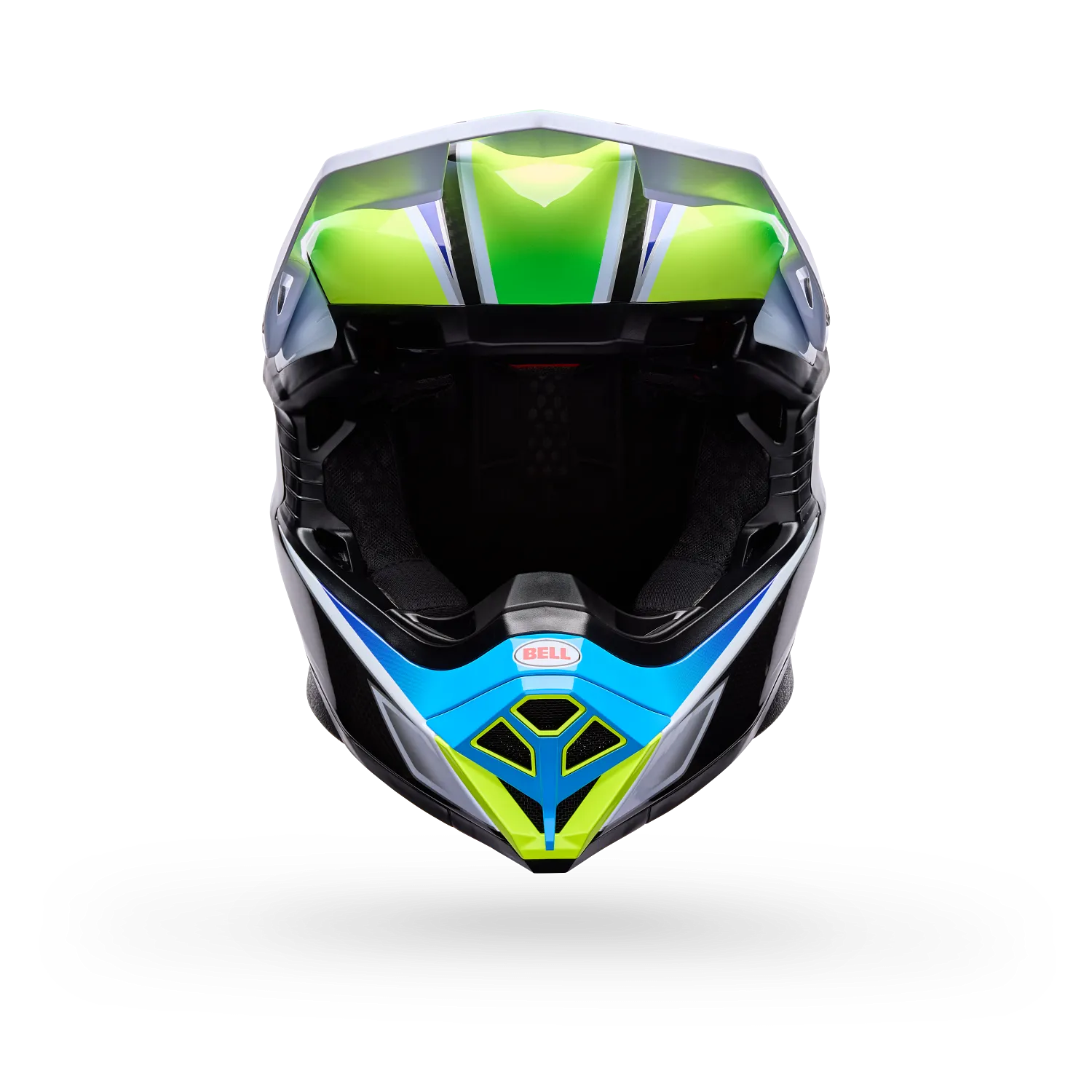 MOTO-10 SPHERICAL GRID ECE [WHT/BLU] XS