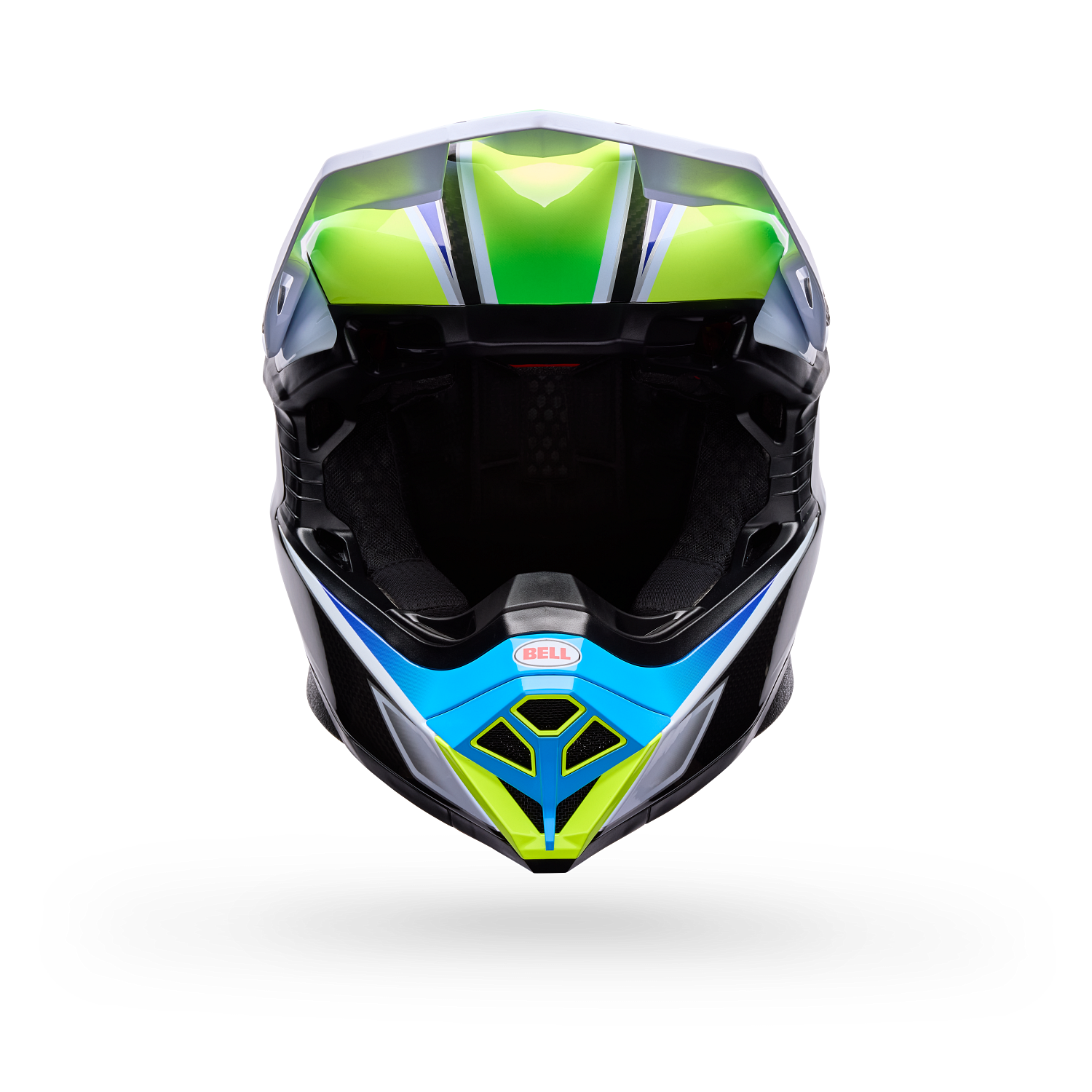 PS MOTO-10 SPHR GRID WH/BL M DOT
