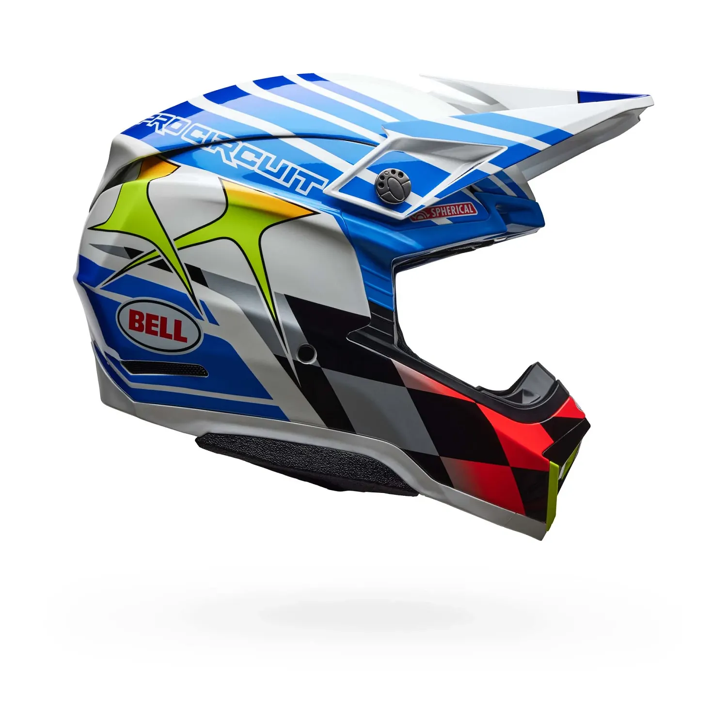PS MOTO-10 SPHR PC  BL/WH XL