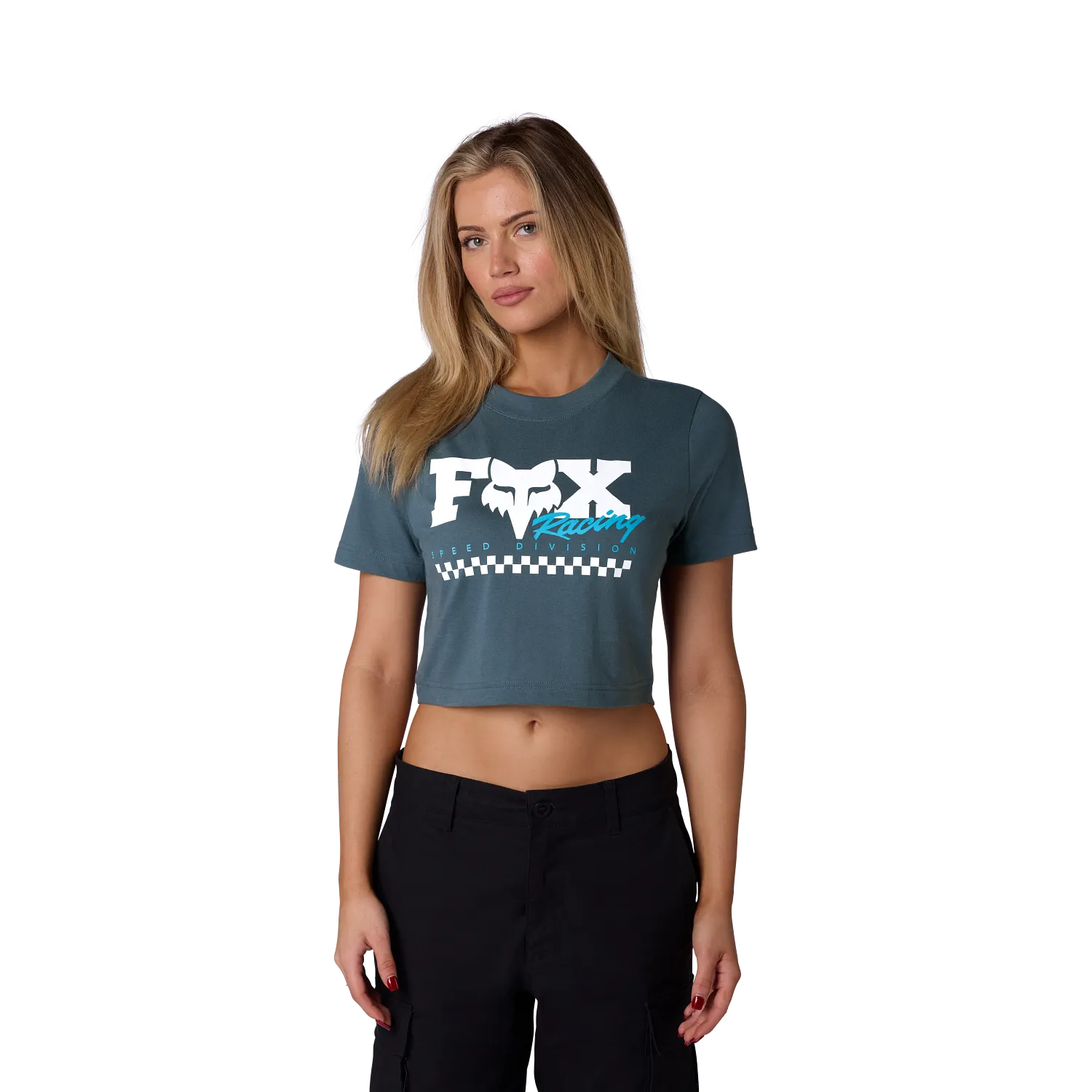 W CHECKER SS BABY TEE 