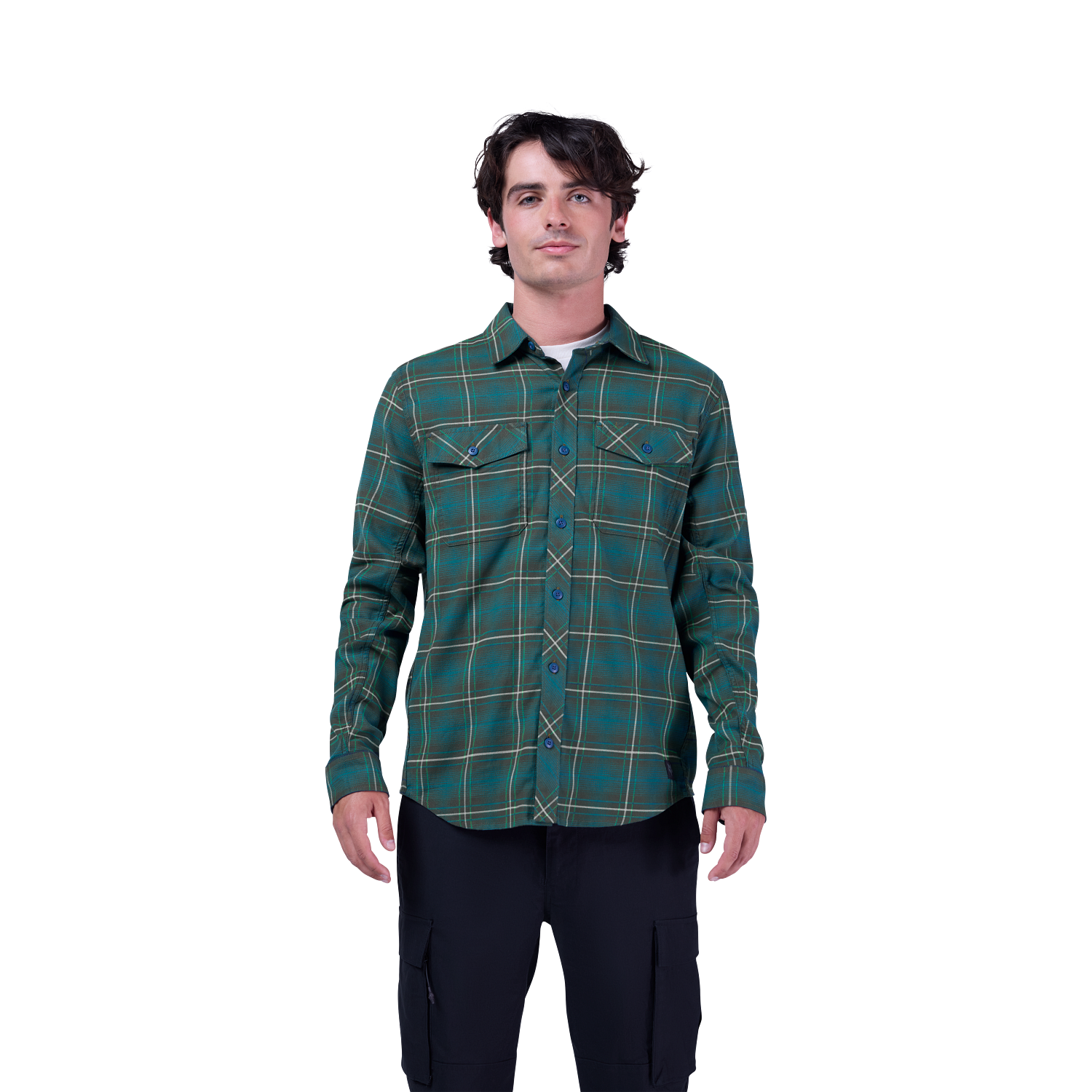 Survivalist Stretch Flannel Long Sleeve Shirt