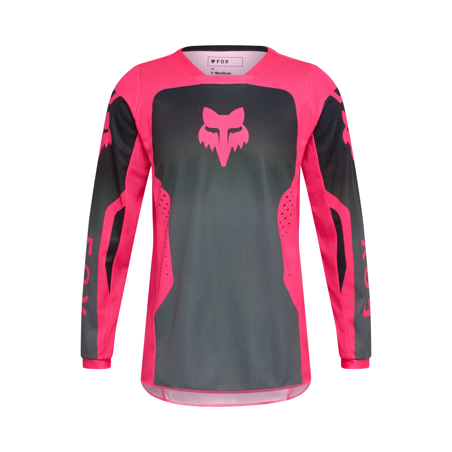 YTH GIRLS 180 SHIELD JERSEY [BLK/PNK] YS