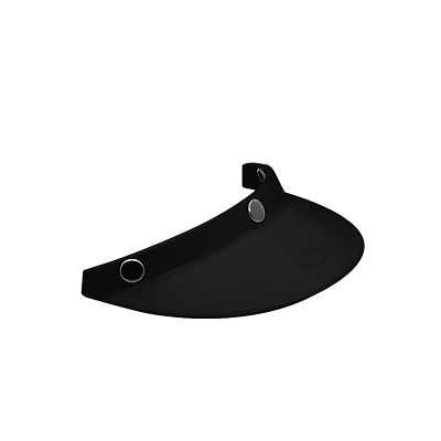 CUSTOM 500 510 VISOR 3-SNAP [BLK] OS
