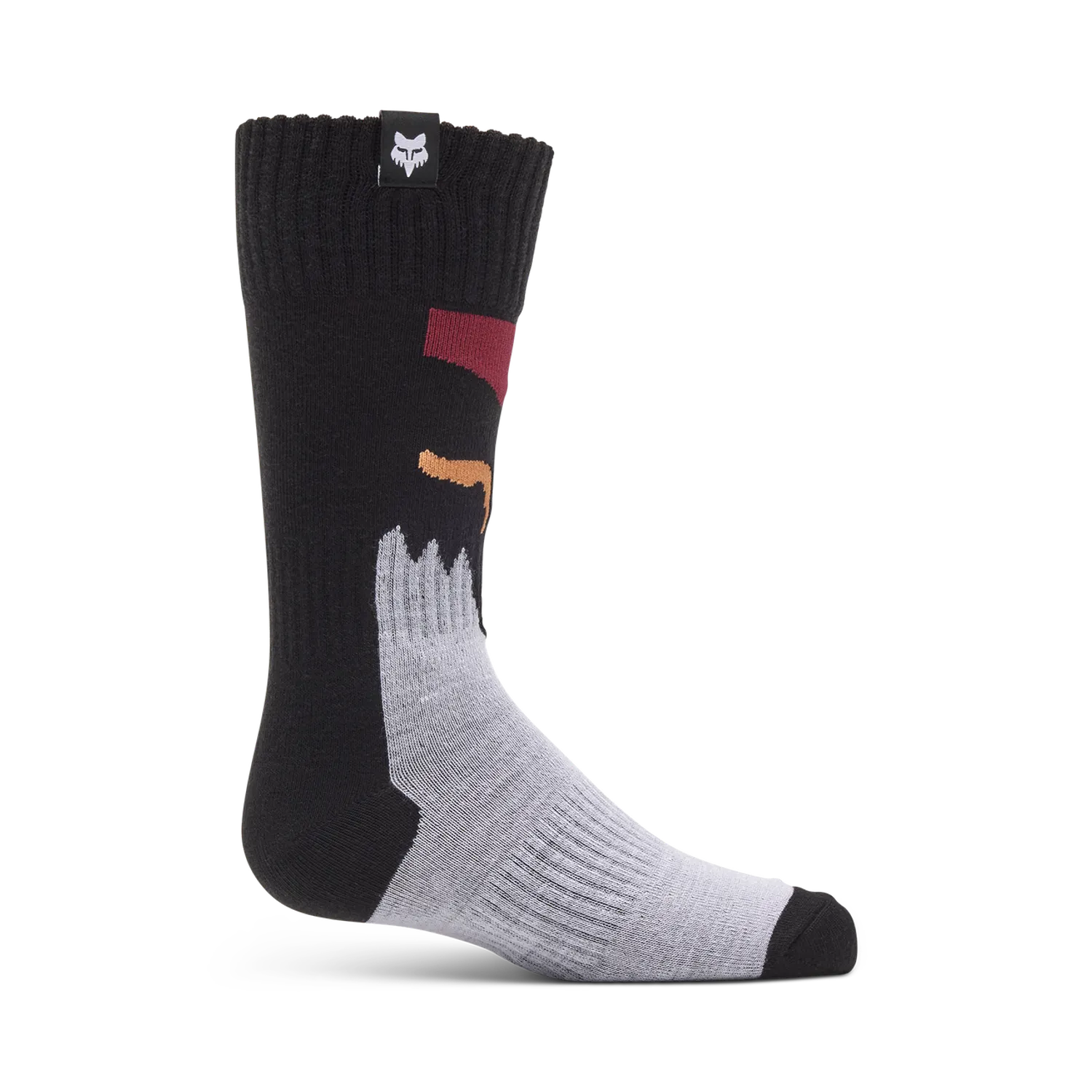 YTH 180 FLORA SOCK [BLK/WHT] YS