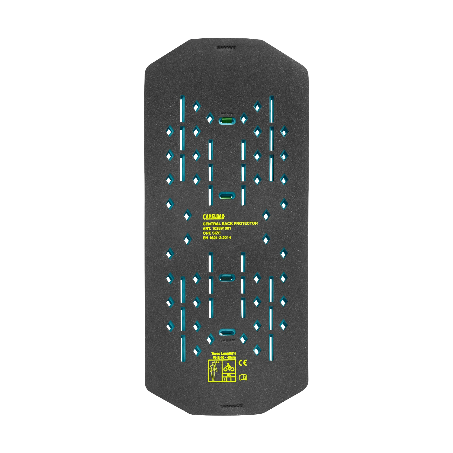 Impact Protector Panel Black/Teal