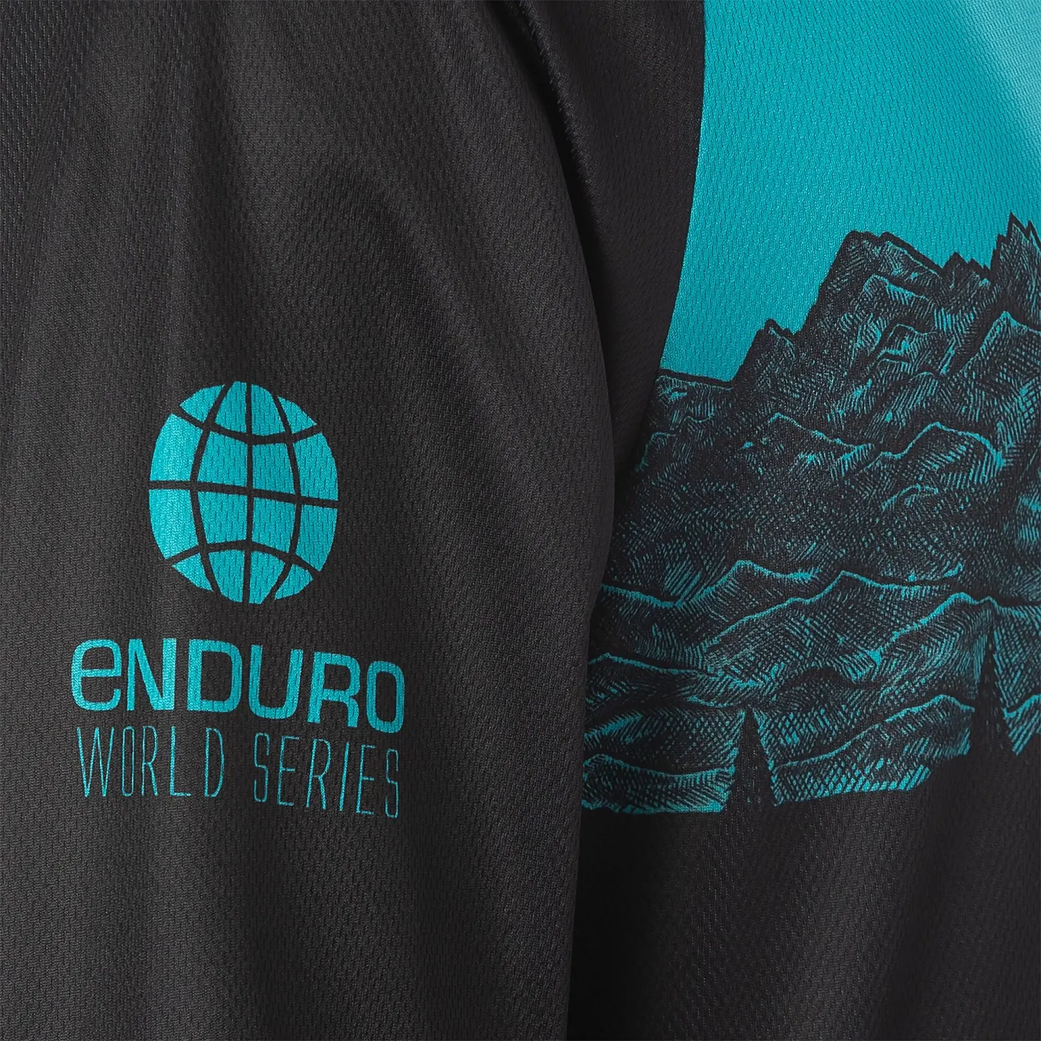 GA W ROUST 3/4 JERSEY BLK EWS XS