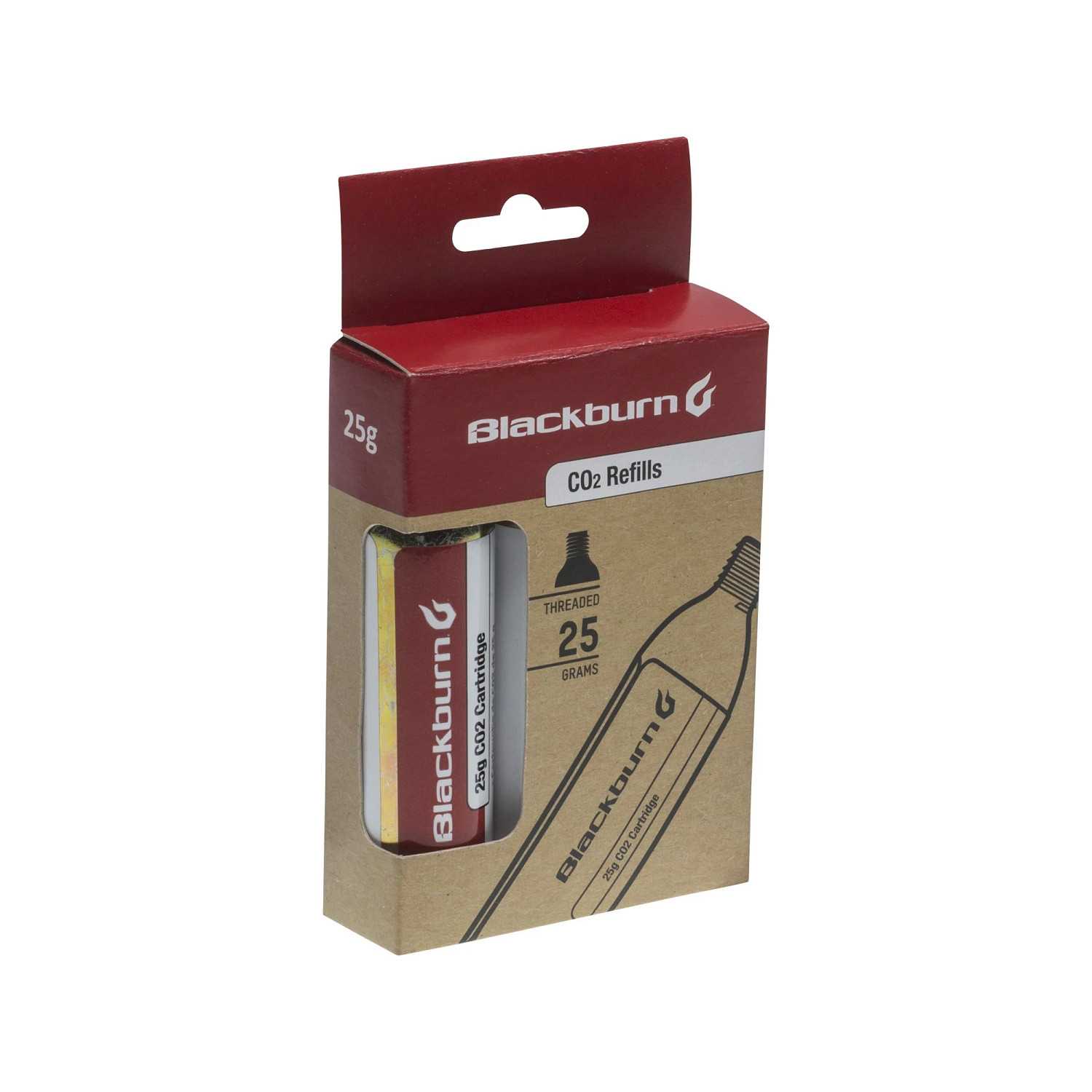 BBN CO2 25G 3 PACK THREADED CARTRIDGES
