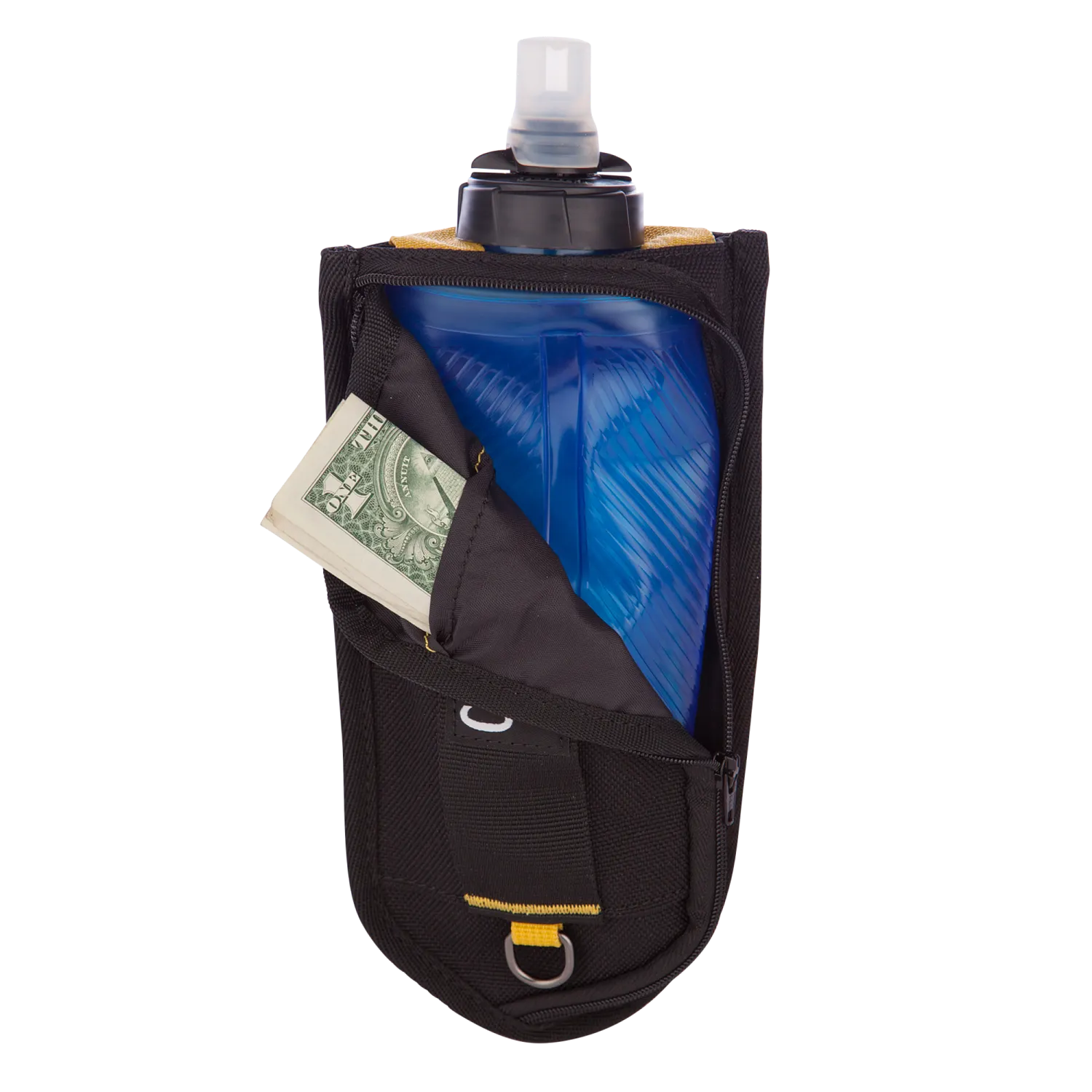 5H 17oz Clip Flask, Black