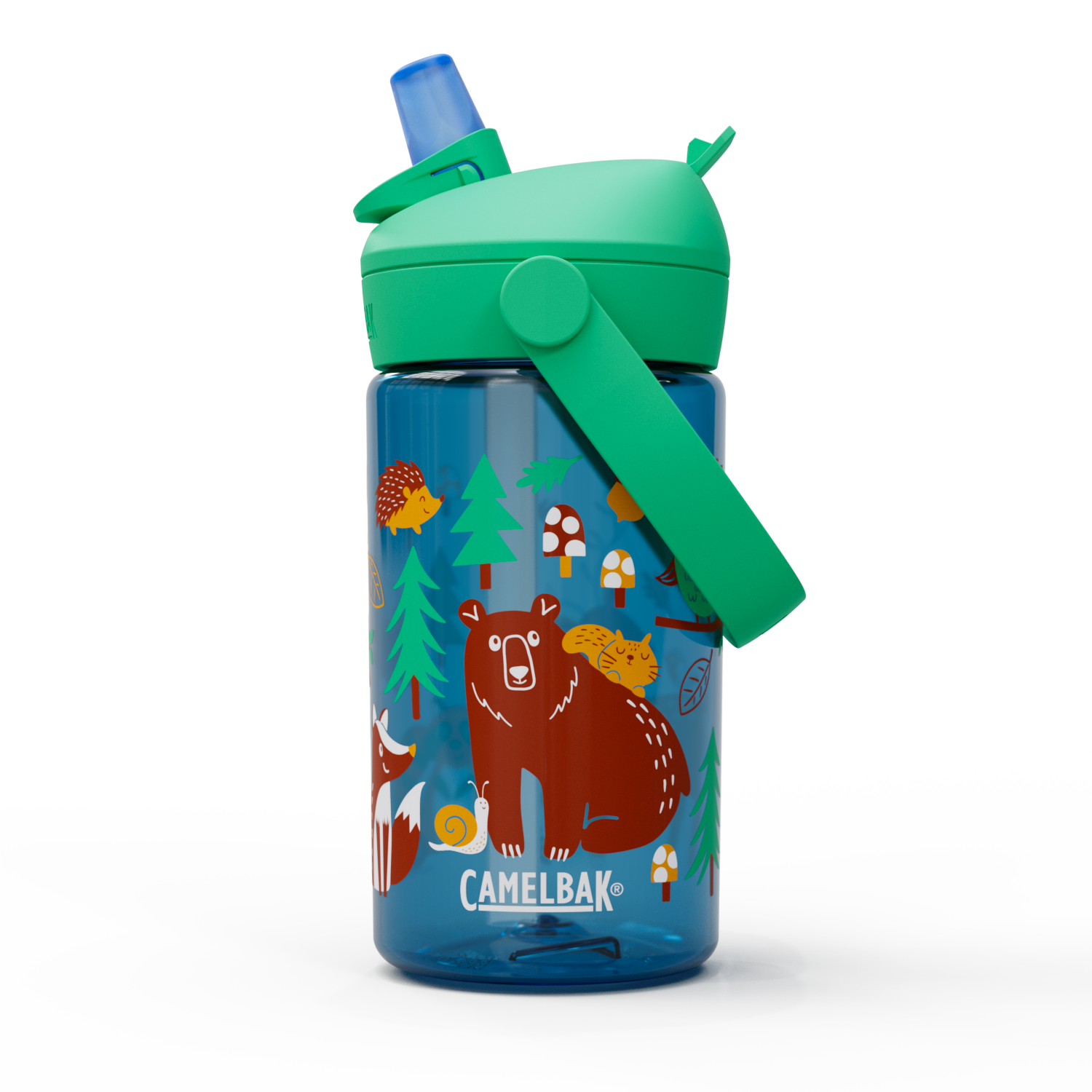 Thrive Flip Straw Kids 14oz, Friendly Forest