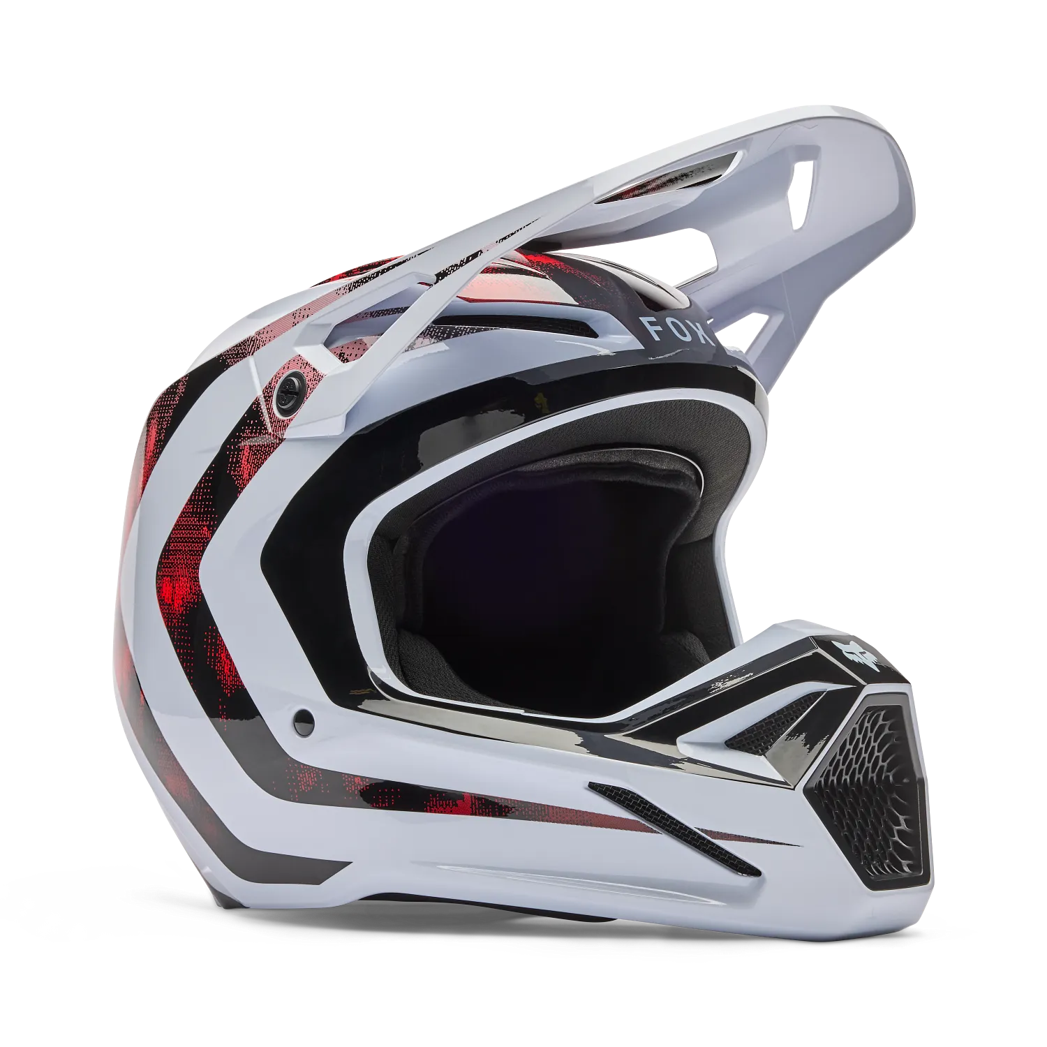 V1 KAIROS HELMET [WHT/FLO RED] XS