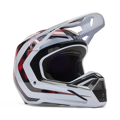 V1 KAIROS HELMET [WHT/FLO RED] XS