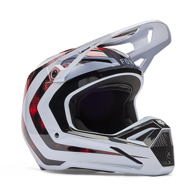 V1 KAIROS HELMET [WHT/FLO RED] S