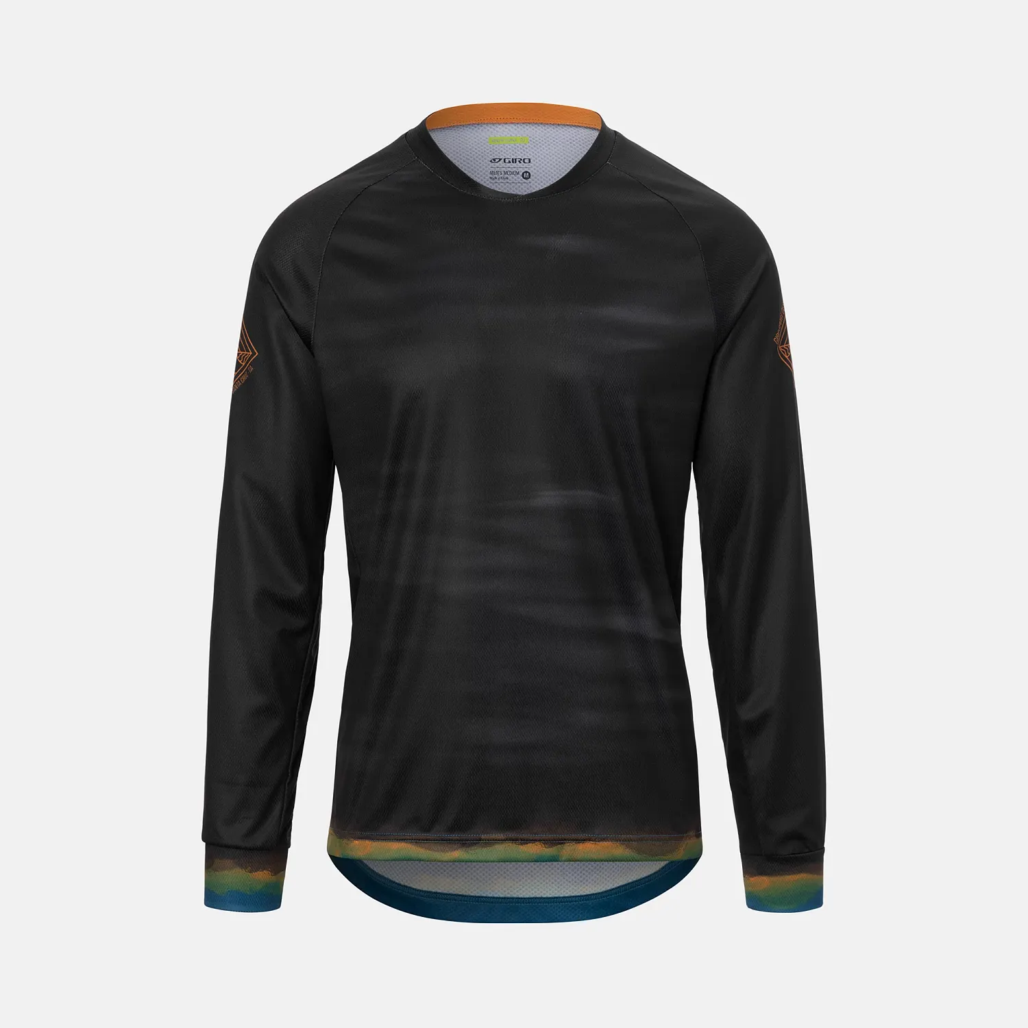GA M LS ROUST JERSEY BLK HOT LAP L