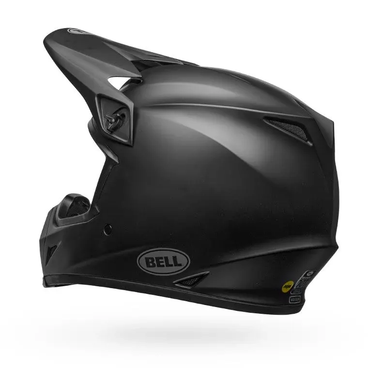 Bell MX-9 MIPS Dirt Helm – Offroad-Helm, Matt Schwarz/weiß, DOT-zertifiziert