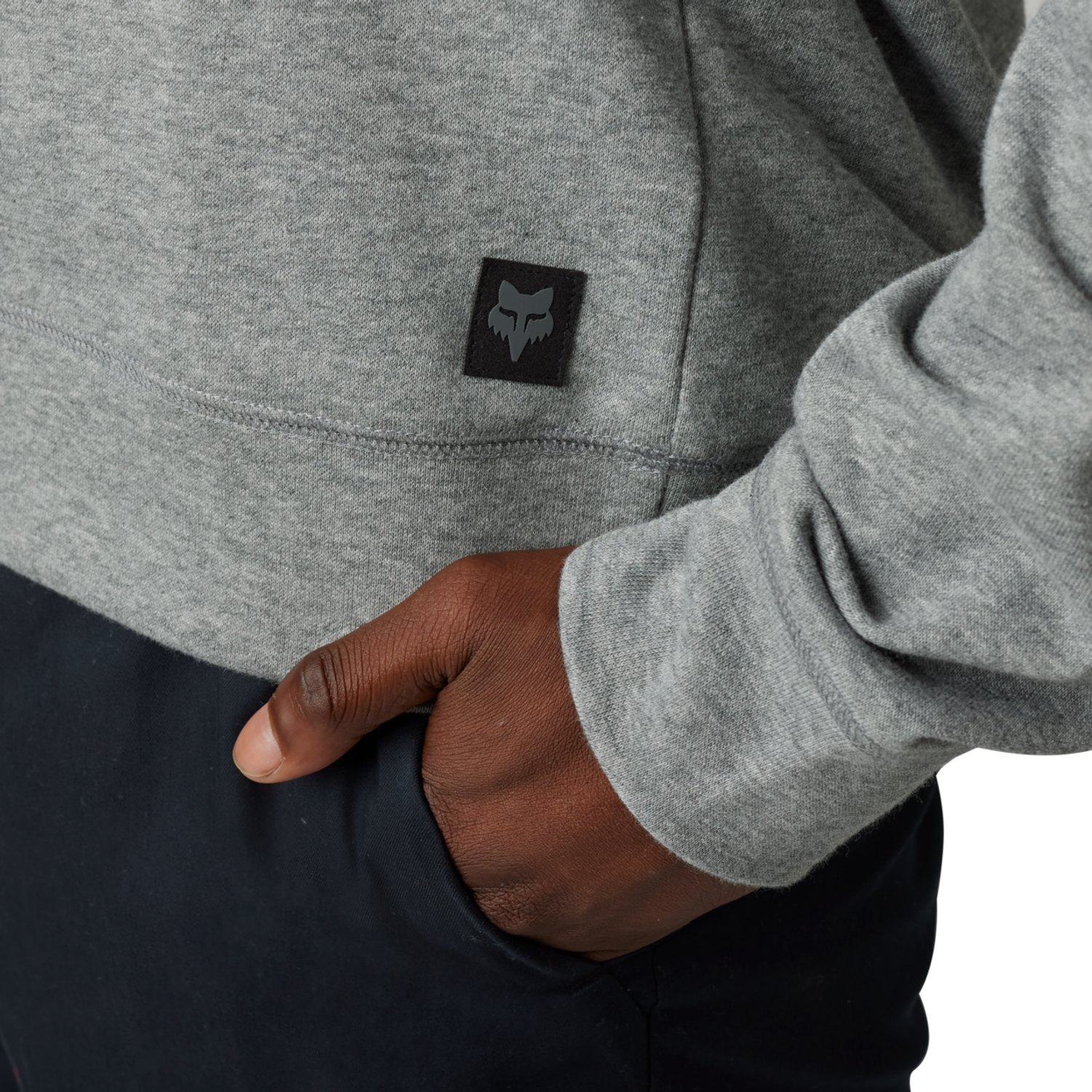 LEVEL UP CREW FLC [HTR GRAPH] XL