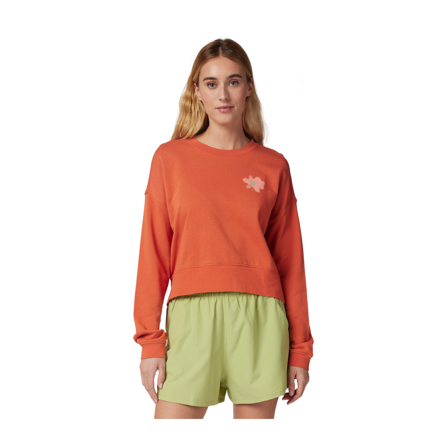 Womens Byrd Pullover Crew Sweatshirt