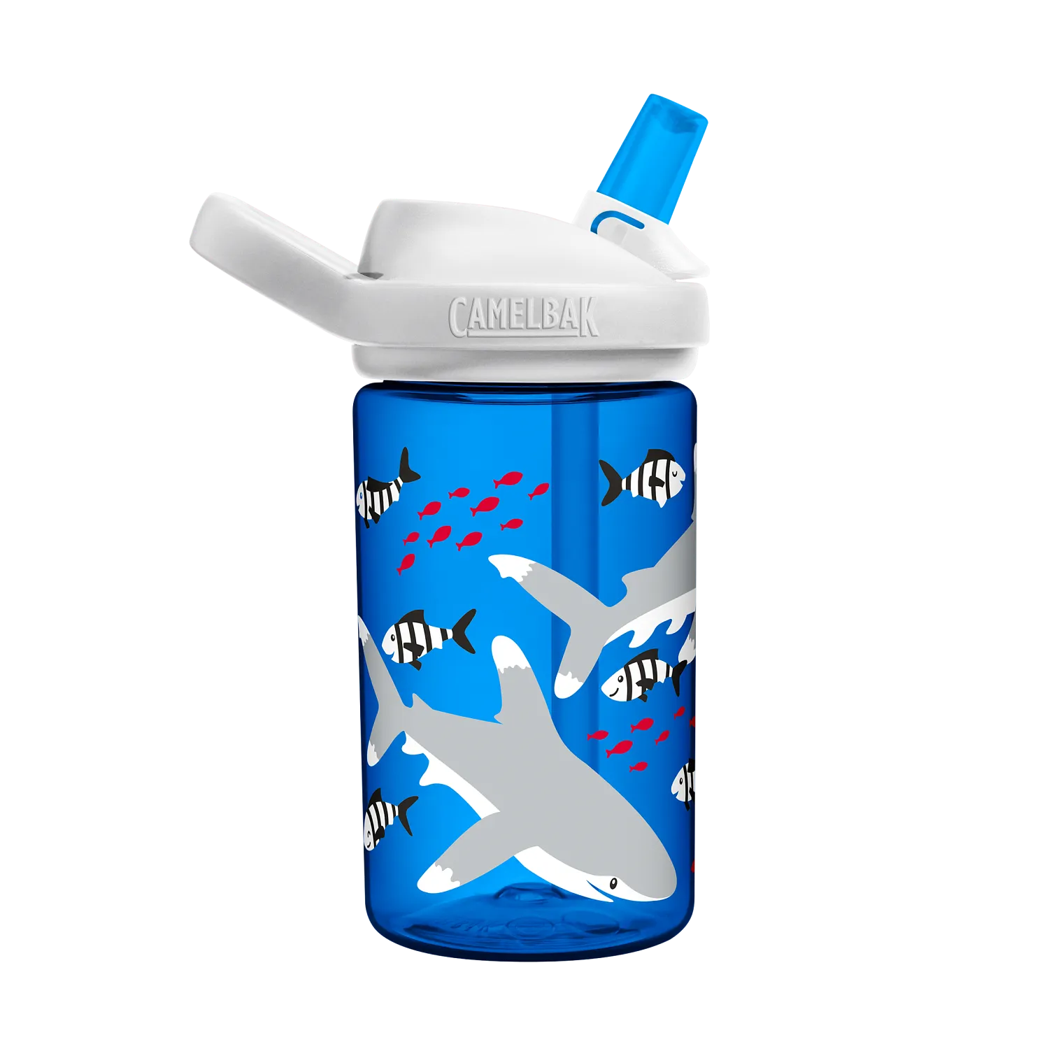 eddy+ Kids 14oz, Friendly Sharks, Spring Summer LE