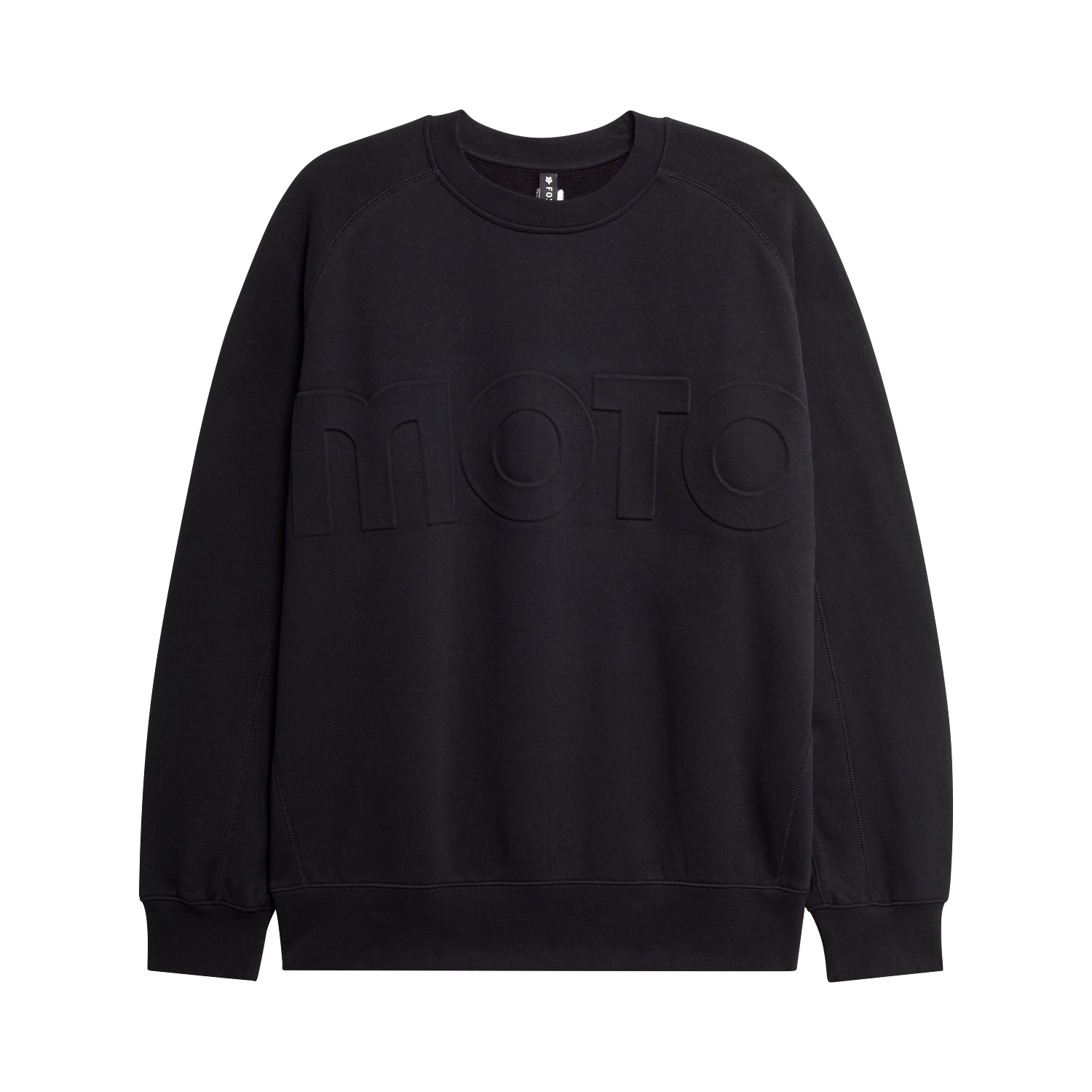 Sudadera oversized con cuello redondo Moto-X