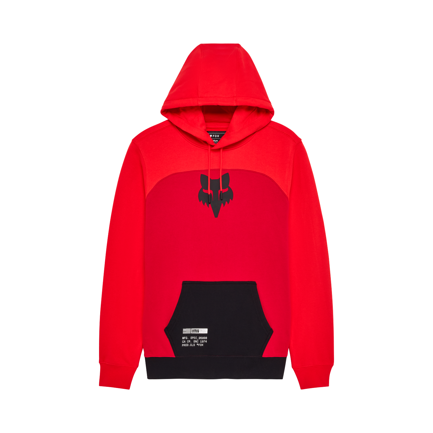 Fracture Paneled Pullover Hoodie