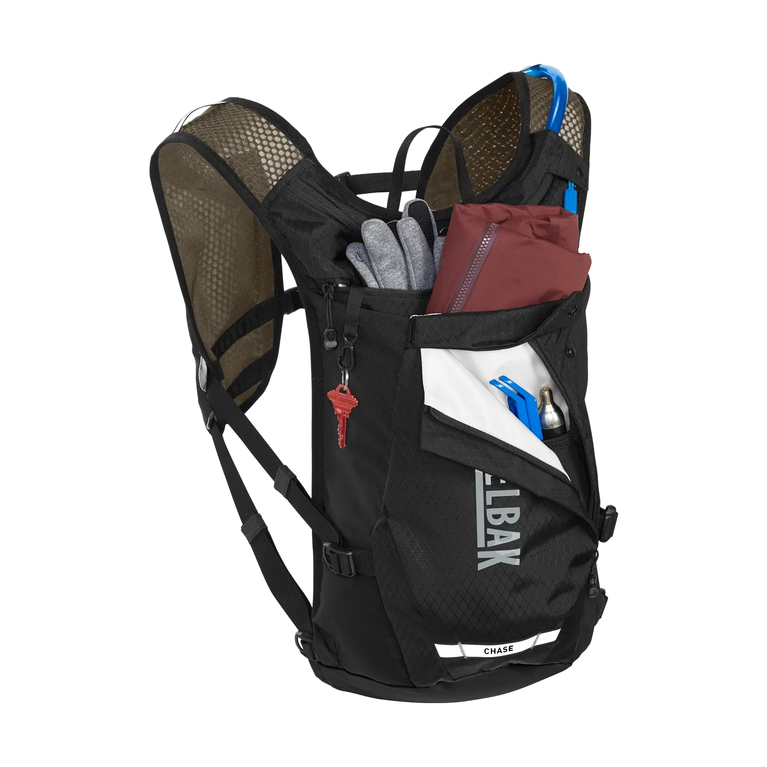 Chase Adventure 8 Vest 70oz, Black/Earth