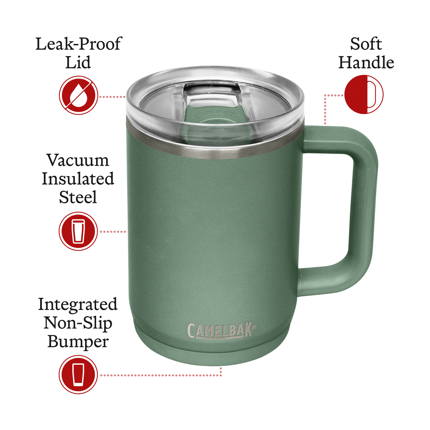 THRIVE MUG, VSS 16OZ, [MOSS] OS