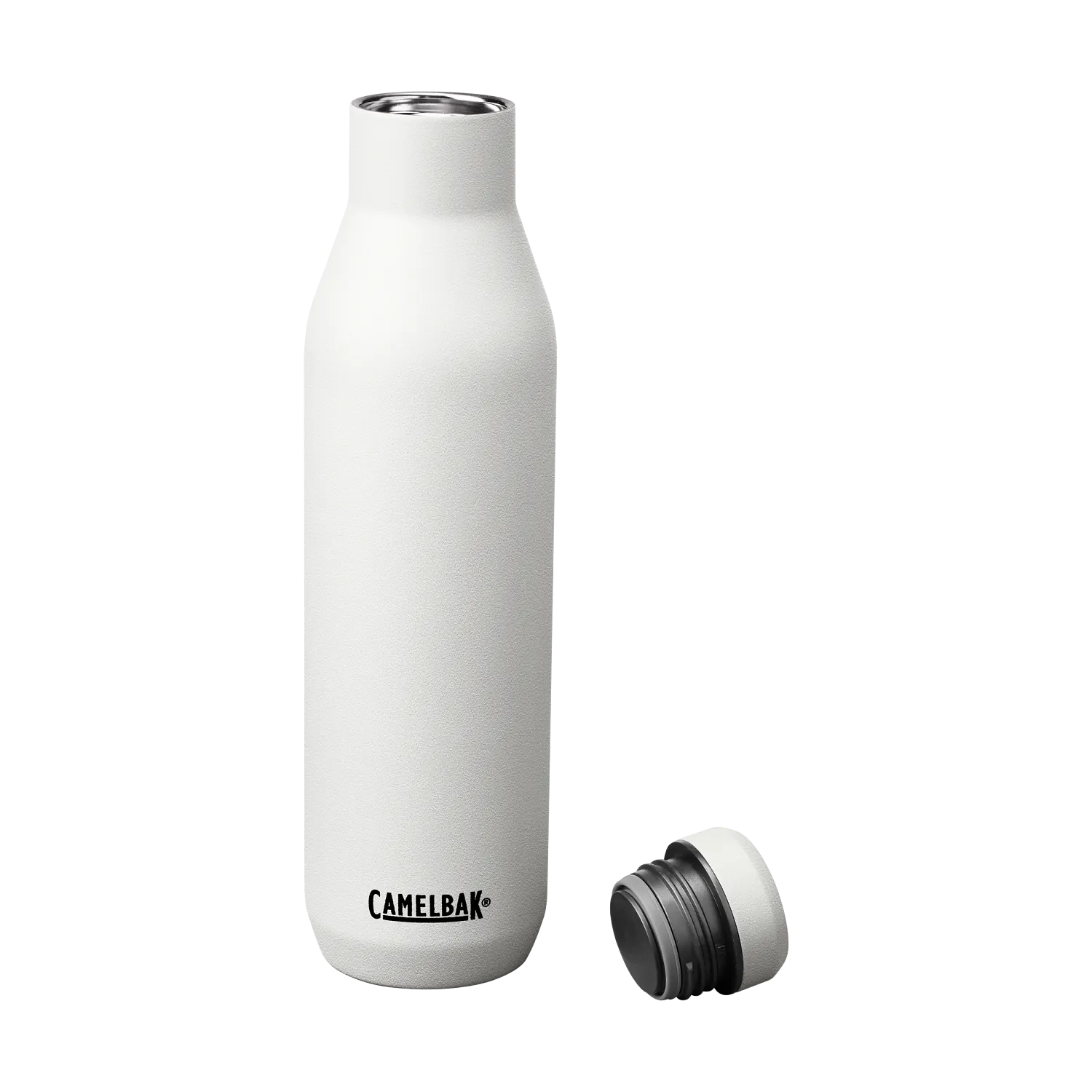 Wine Bottle, SST Vacuum Insulated, 25oz, White