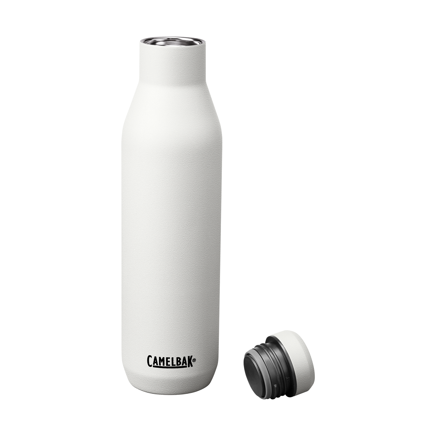 Wine Bottle, SST Vacuum Insulated, 25oz, White