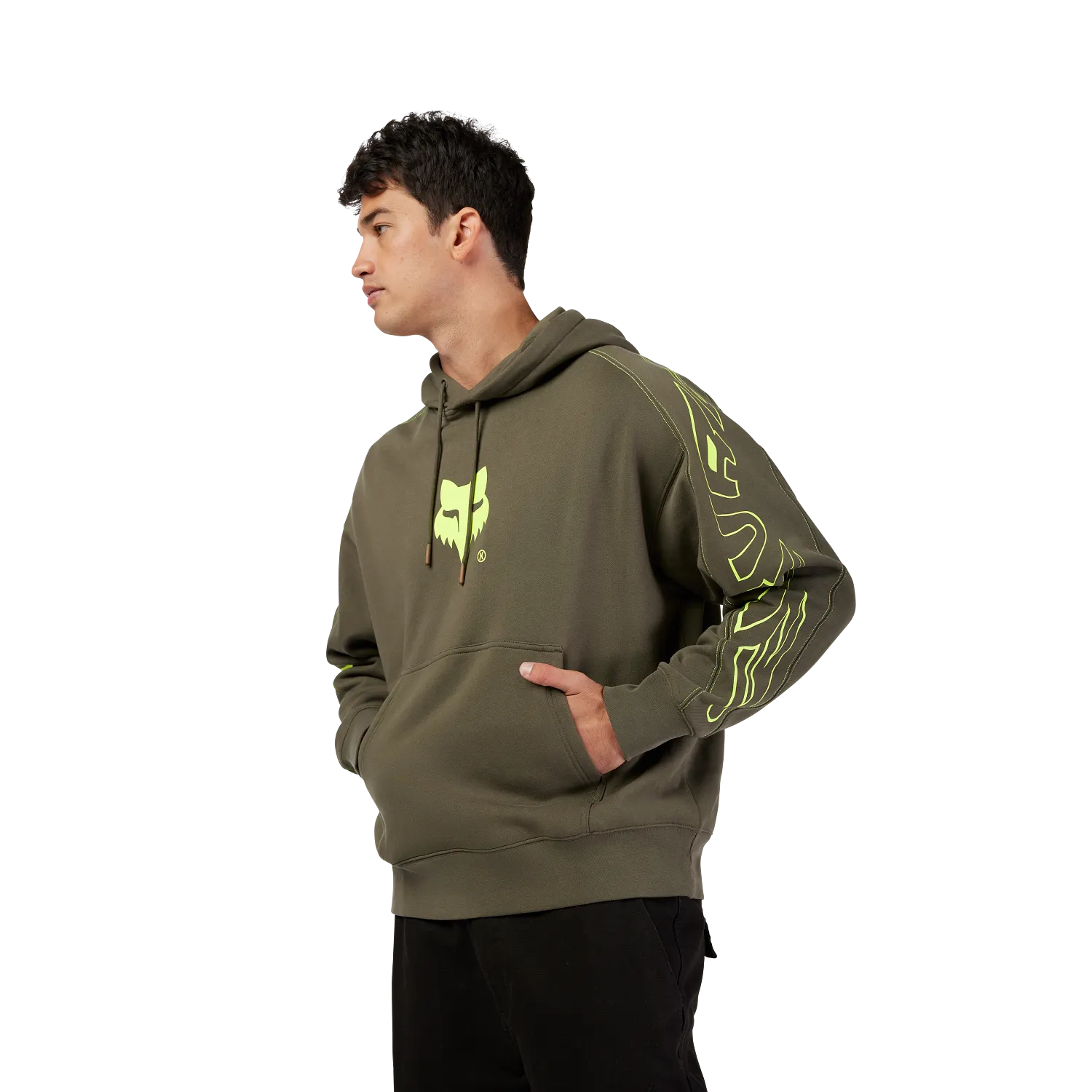 Sweat &agrave; capuche surdimensionn&eacute; sur&eacute;lev&eacute;