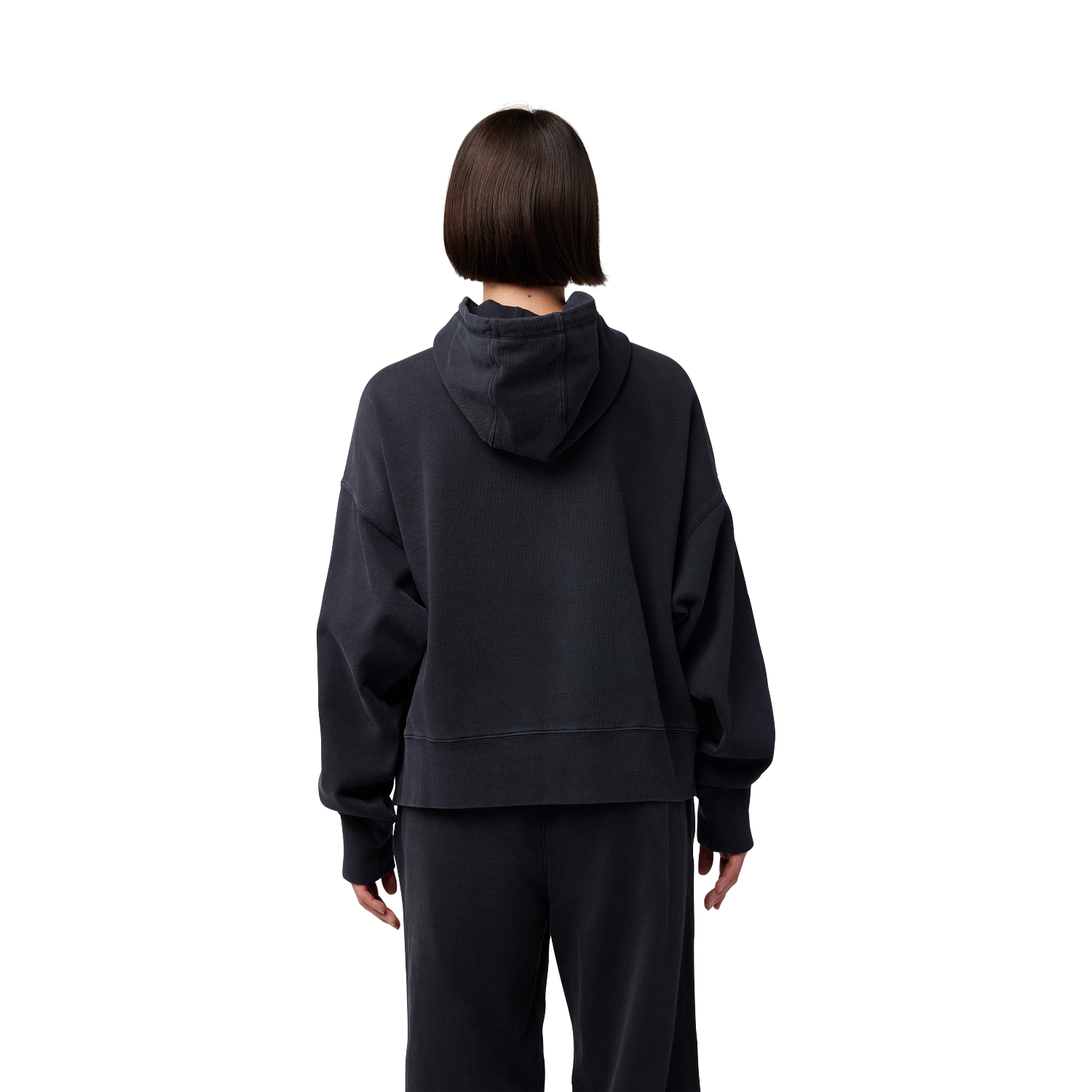 Womens Wordmark Oversized Pullover Hoodie