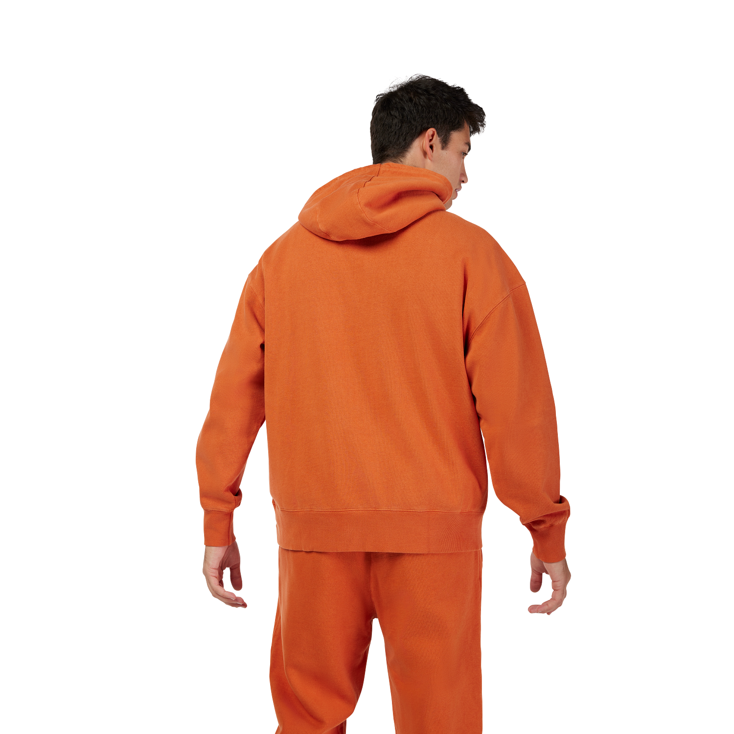 Wordmark oversized pullover-h&aelig;ttetr&oslash;je