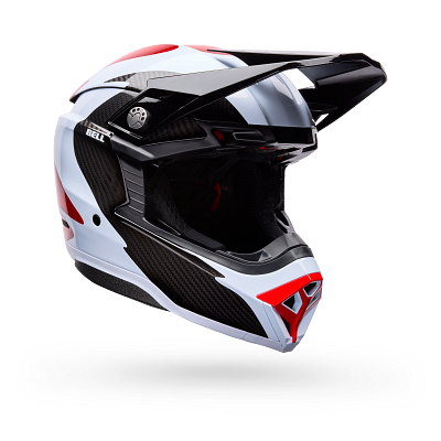 MOTO-10 SPHERICAL FLUID ECE [BLK/RD] S