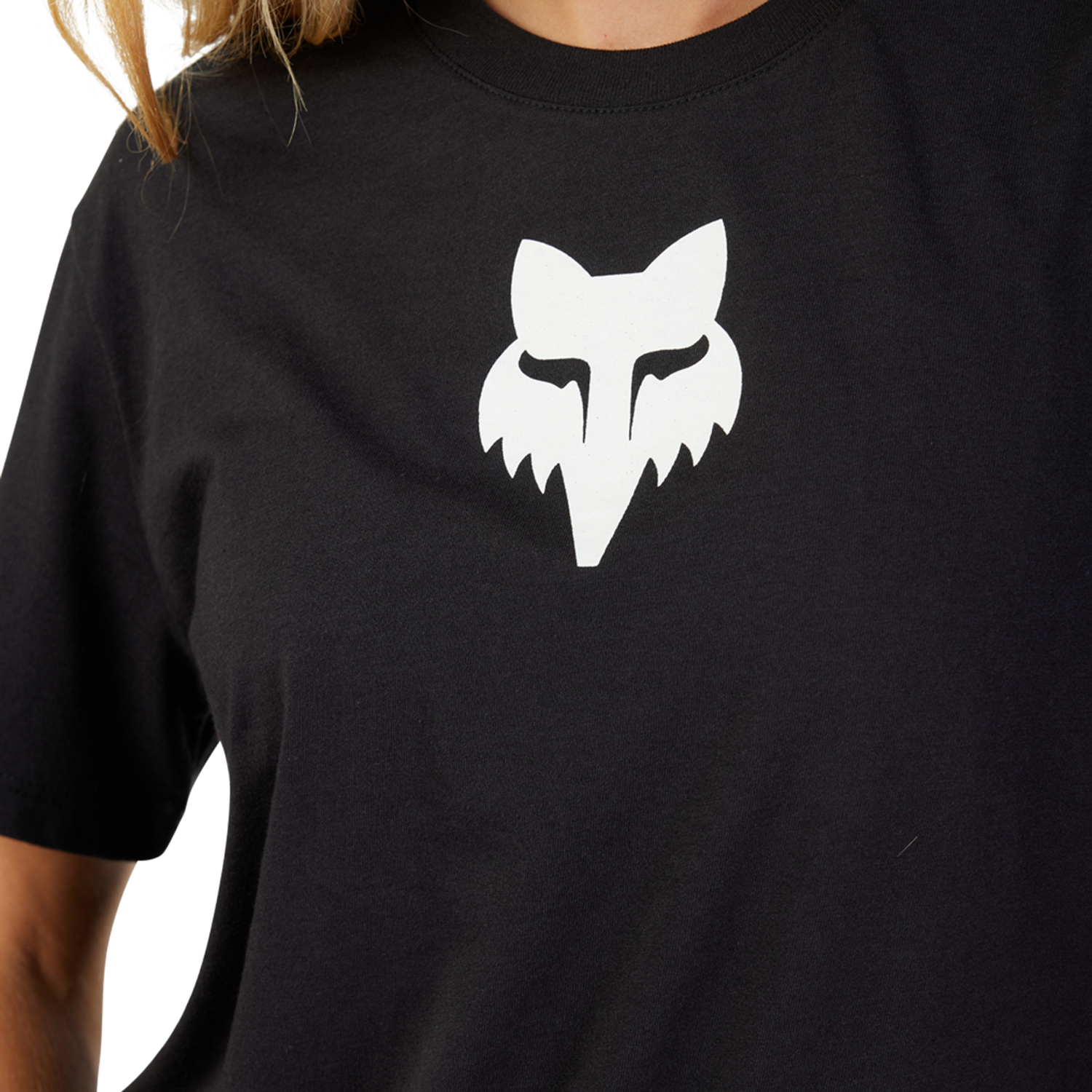 W FOX HEAD SS TEE [BLK] S