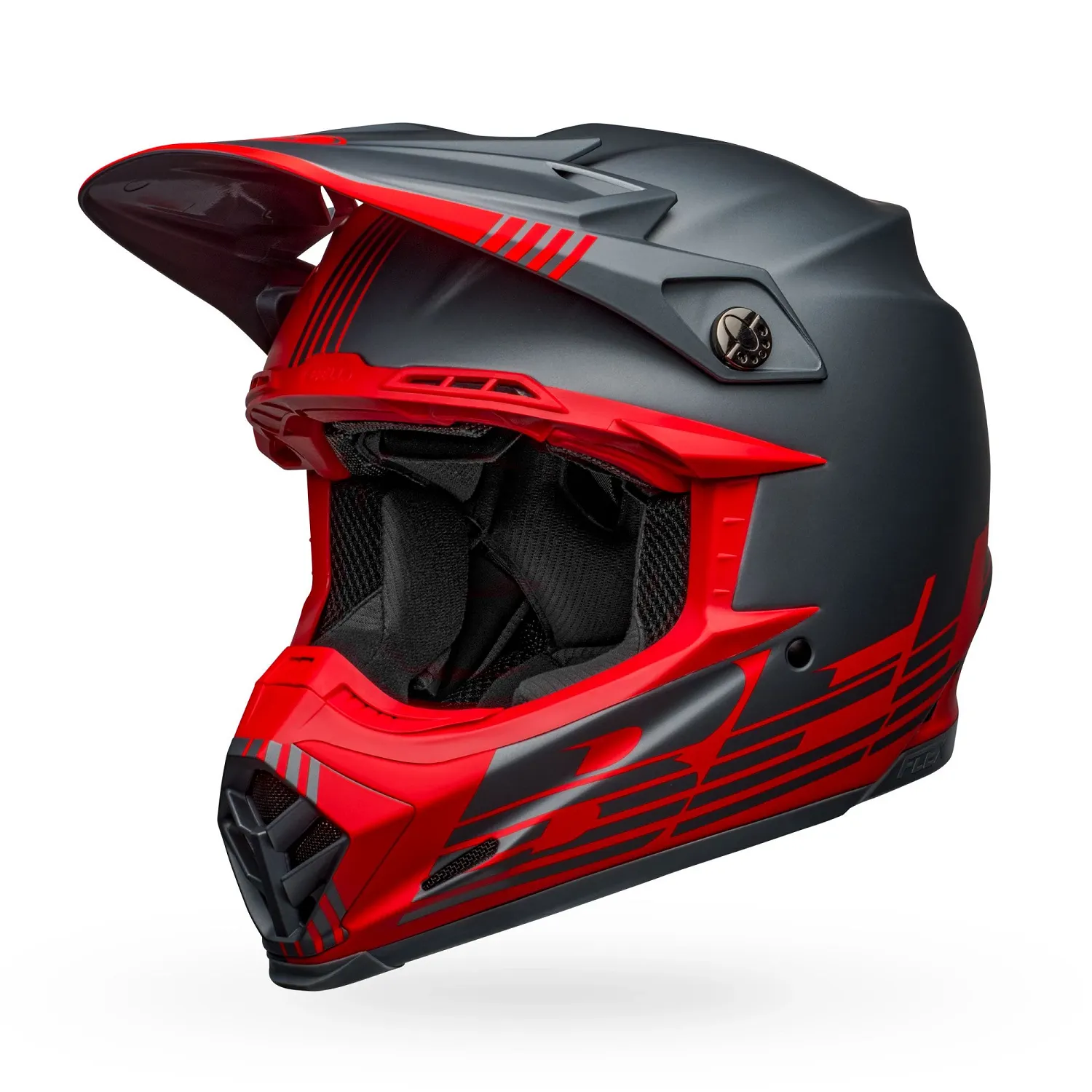 PS MOTO-9 FLEX LOUVER MT GY/RD M
