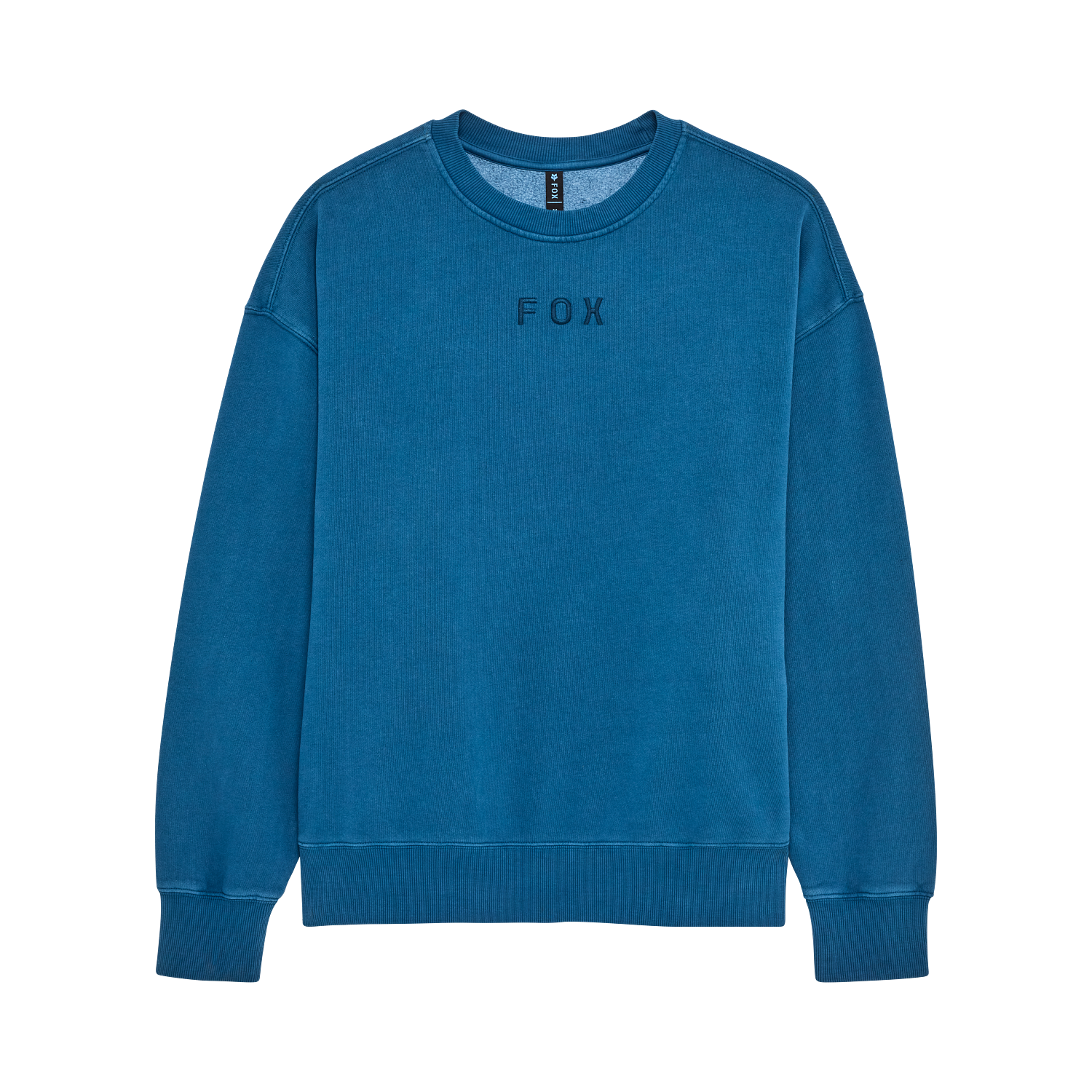 Wordmark oversized pullover med rund halsudsk&aelig;ring