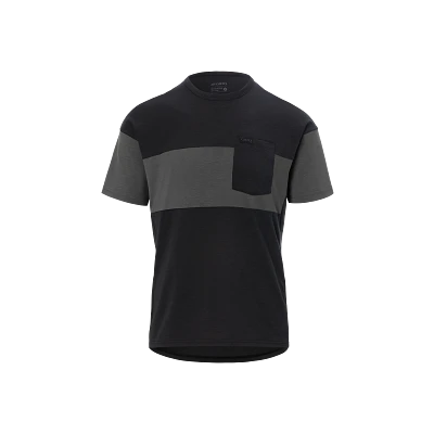 GA M RIDE LT JERSEY BLK/CHAR XL