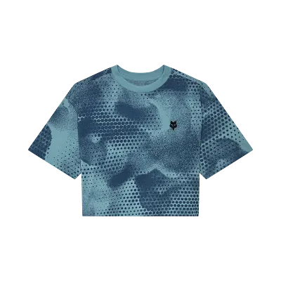 T-shirt AOP Oversized Crop Tech pour femme