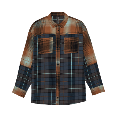 Womens Oversized Flannel Shirt