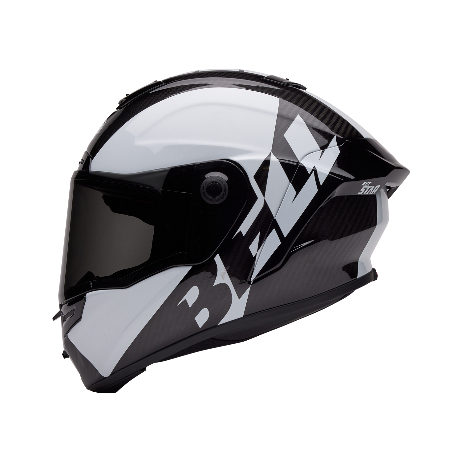 RACESTAR DLX OFFSET ECE [BLK/WHT] XL