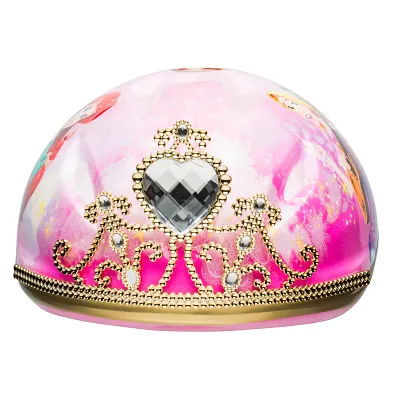 DP 3D GOLD TIARA CHILD BIKE HELMET E/F