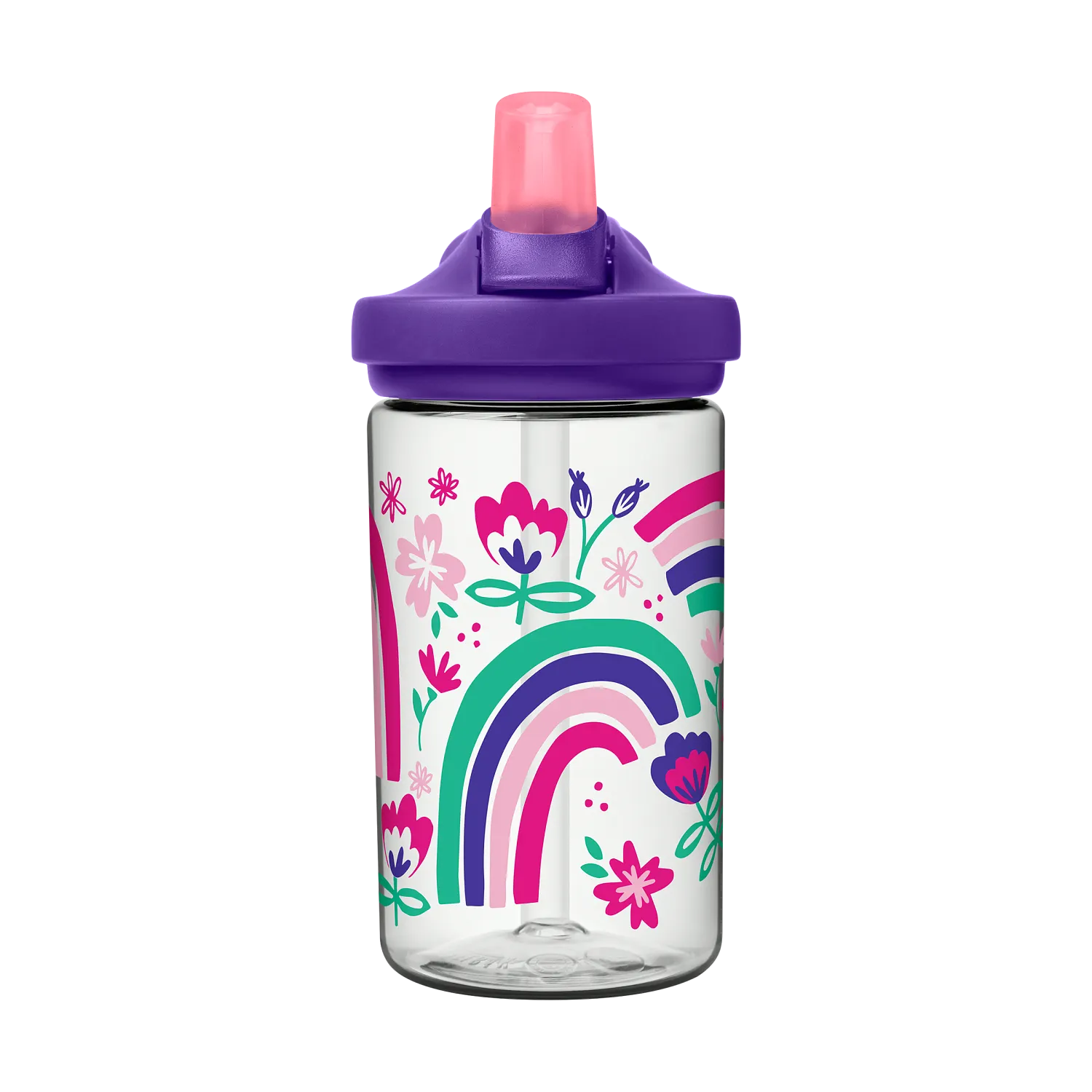 eddy+ Kids 14oz, Rainbow Floral