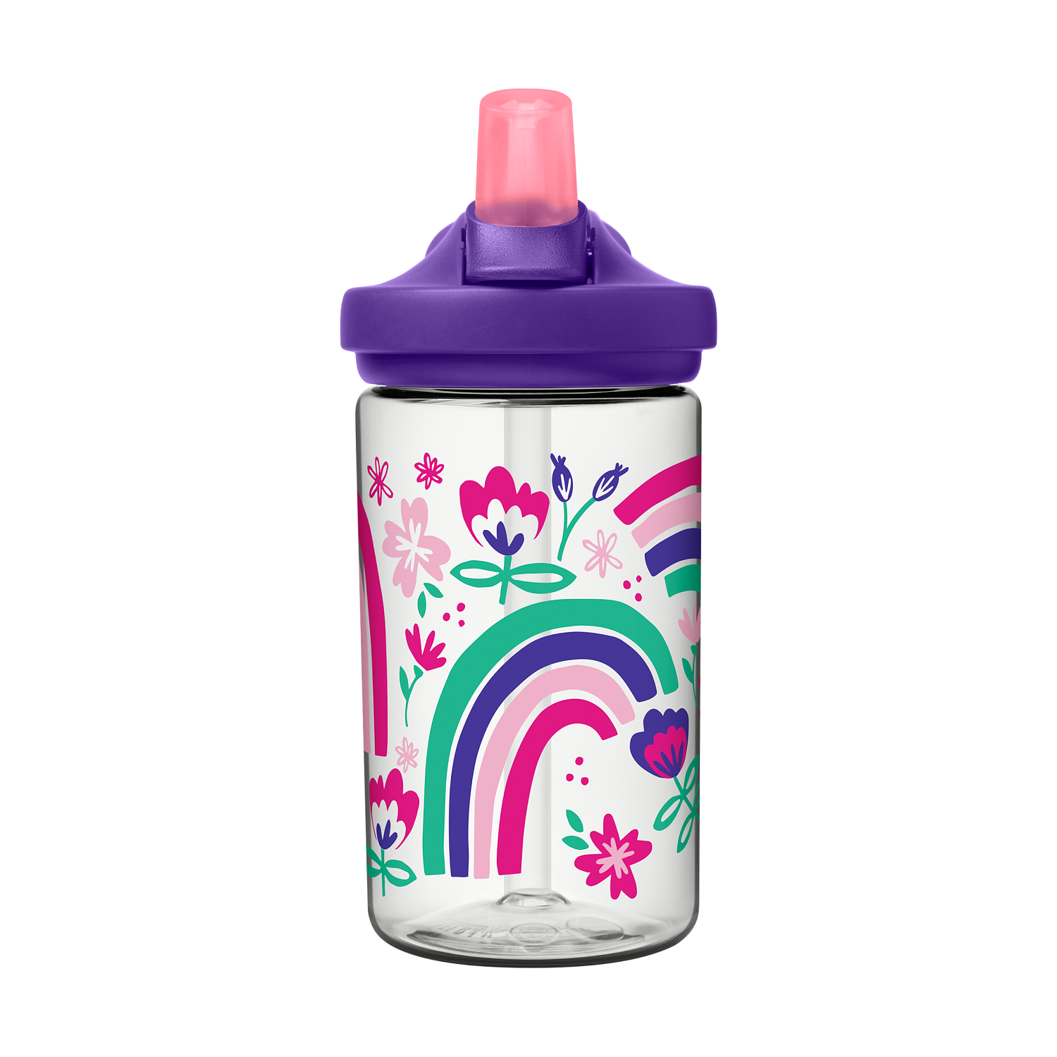 eddy+ Kids 14oz, Rainbow Floral