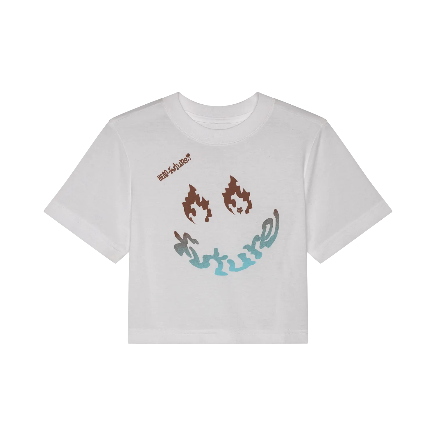 W HELLO FOX SS BABY TEE 