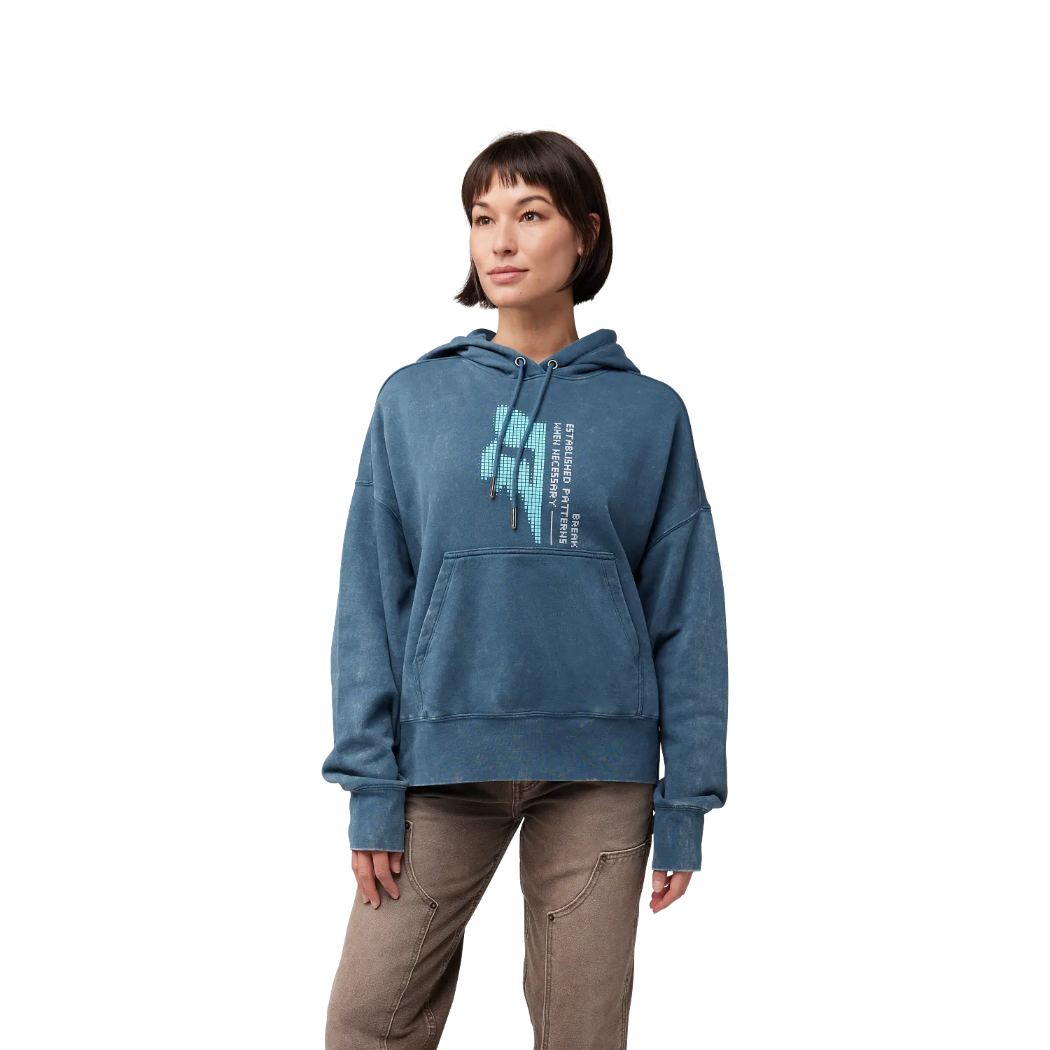 Kapuzenpullover Throttle Oversized - Dame