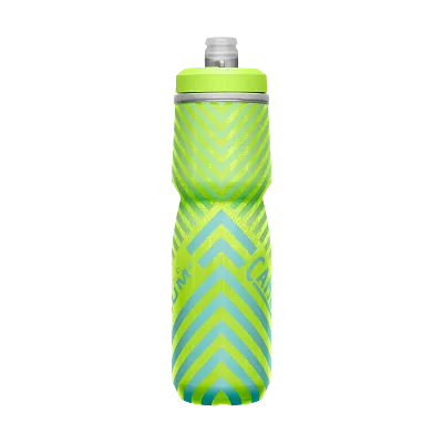 Podium Chill Outdoor 24oz, Lime/Blue Stripe