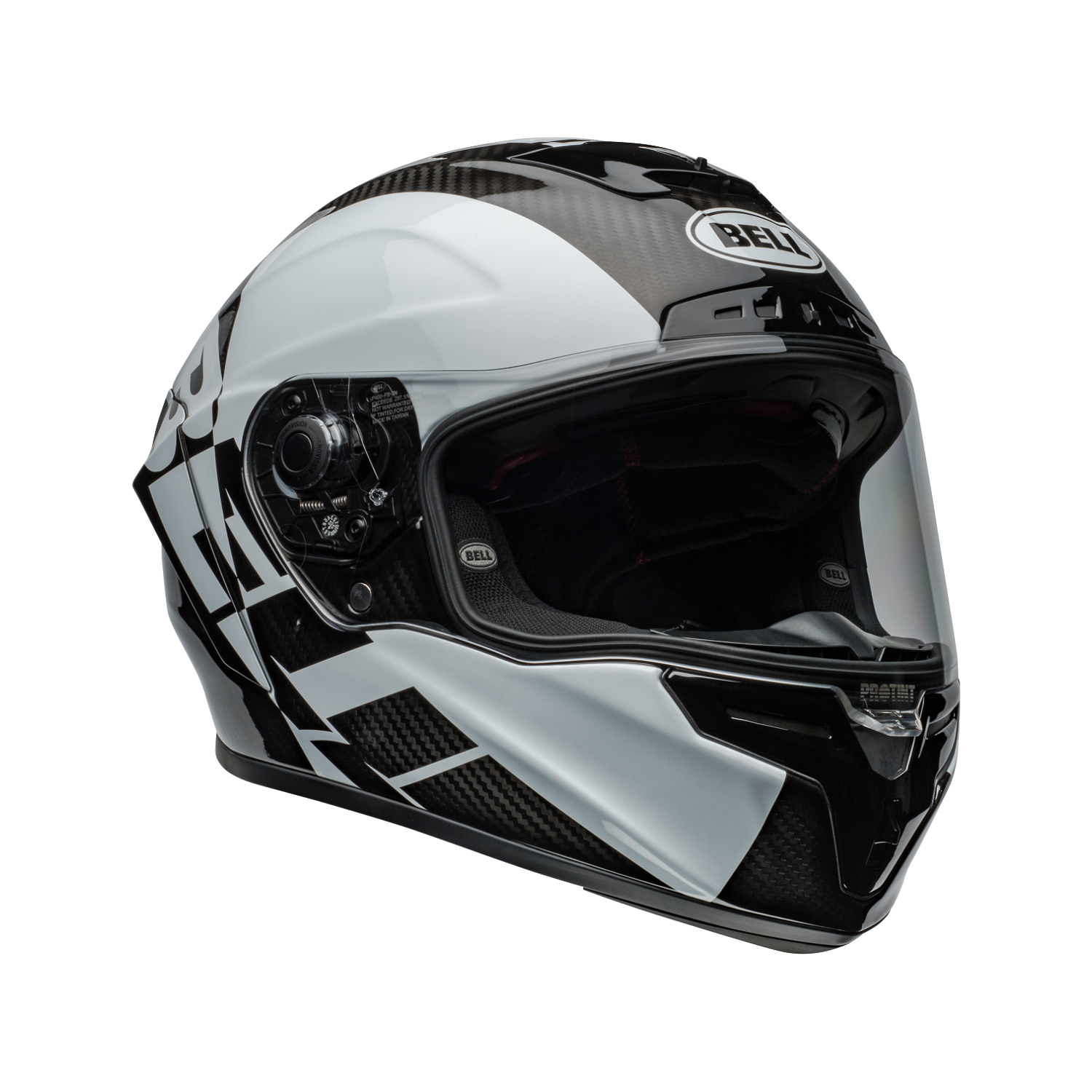 RACESTAR DLX OFFSET ECE [BLK/WHT] XL