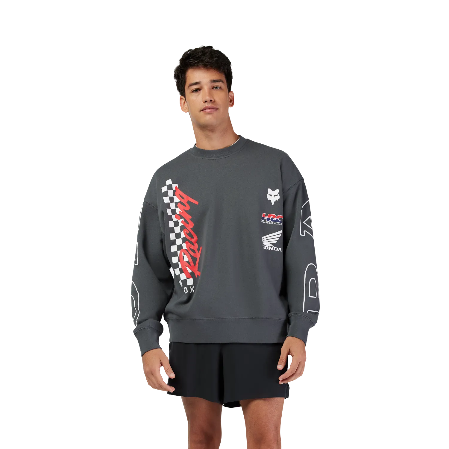HONDA OVERSIZED FLEECE CREW 