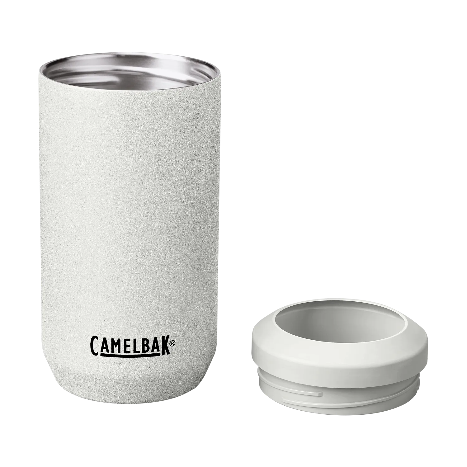 Tall Can Cooler, SST Vacuum Insulated 16oz, White