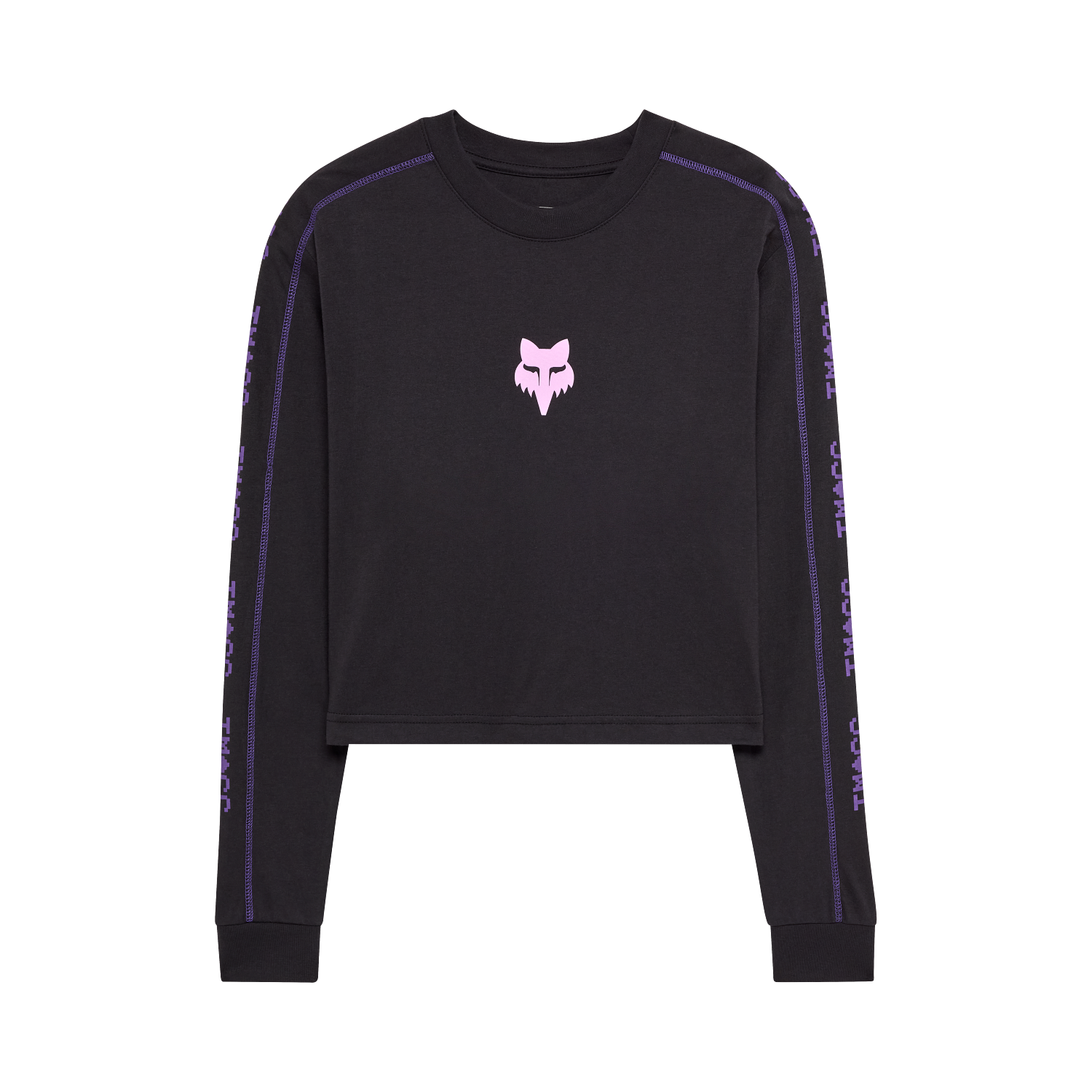 Womens Image Phantom Long Sleeve Crop Tee