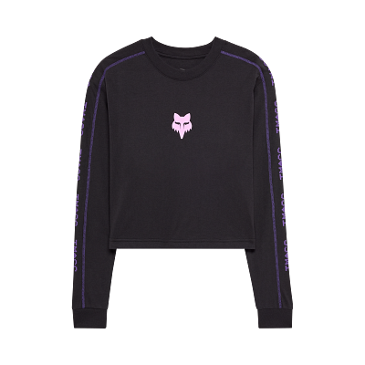 Womens Image Phantom Long Sleeve Crop Tee